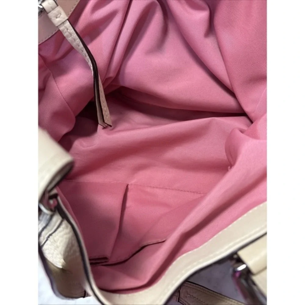 Coach Madison Maggie Large Tote F13733 Ivory Beige Leather Shoulder Bag‎